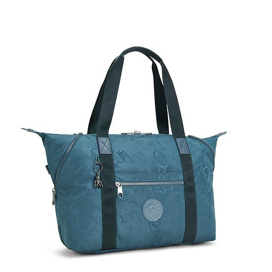 Kipling Art Medium Mode Tote Tassen Donkerblauw Grijs | BE 1765QM